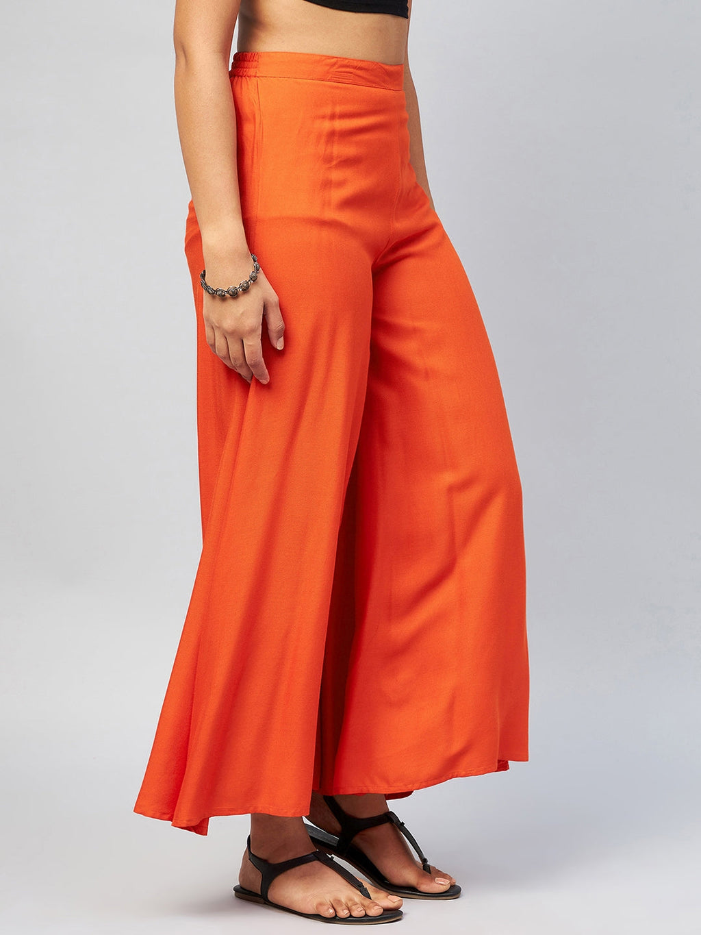 InWeave Solid Orange Palazzo