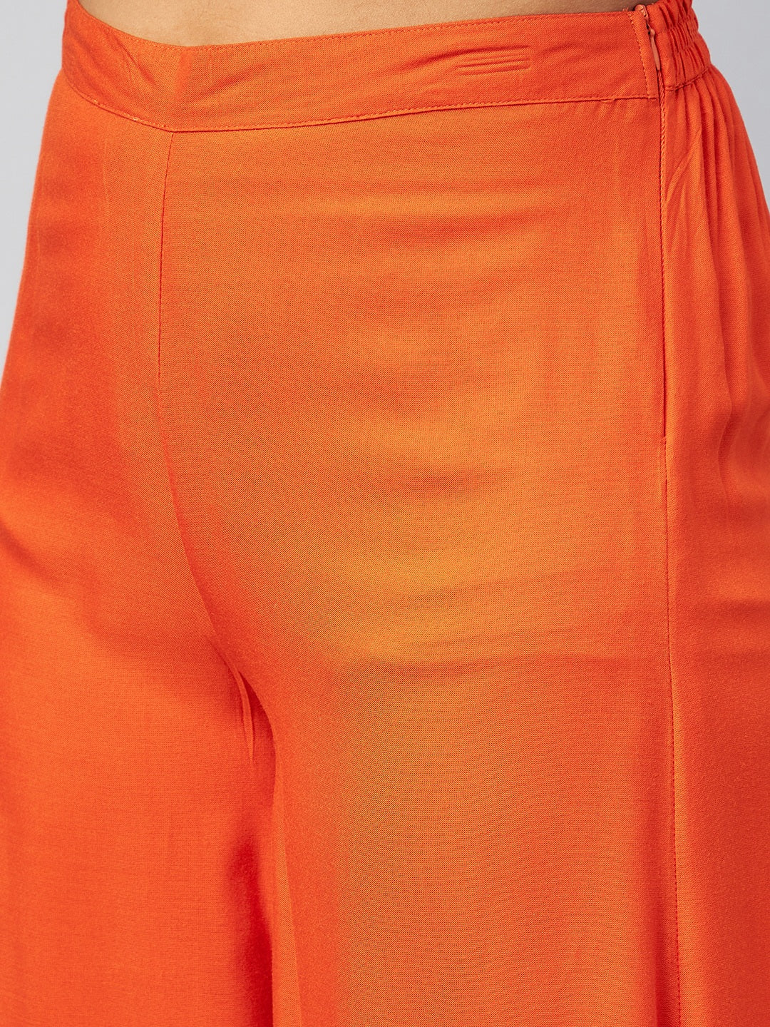 InWeave Solid Orange Palazzo
