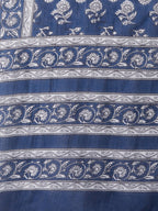 InWeave Blue Floral Cotton Dupattas