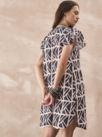 InWeave Black Ivory Short Dress - Distacart