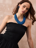 InWeave Black Solid Off Shoulder Dress - Distacart