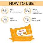 Shills Professional Refreshing Wet Wipes - Lime Fresh