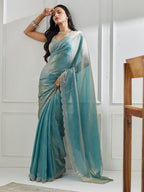 kasee Beads and Stones Pure Silk Saree - Distacart