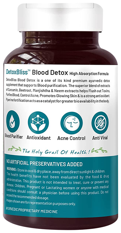bliss welness blood detox veg tablet