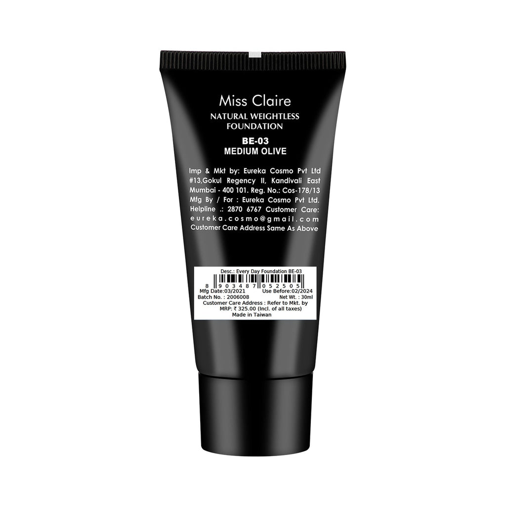Miss Claire Everyday Foundation - Be-03 Medium Olive