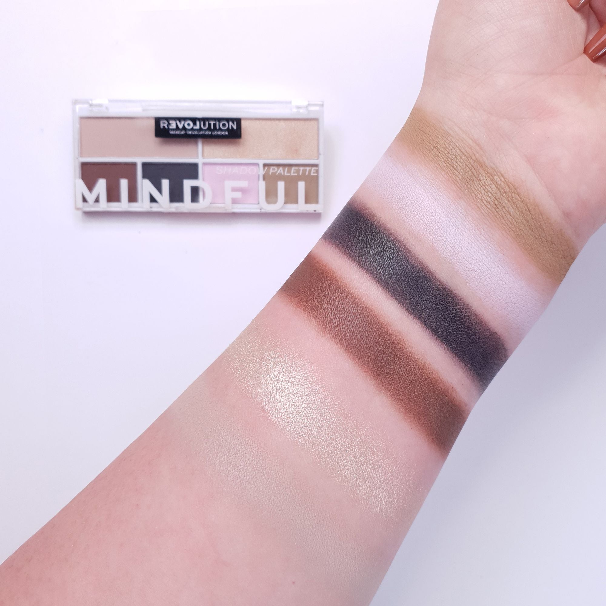 Makeup Revolution Relove Colour Play Eyeshadow Palette - Mindful Palette - Distacart