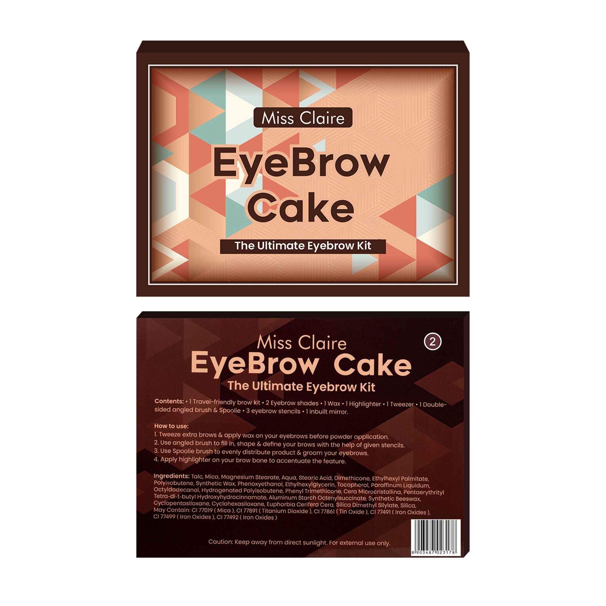 Miss Claire Eyebrow Cake Tin - 02