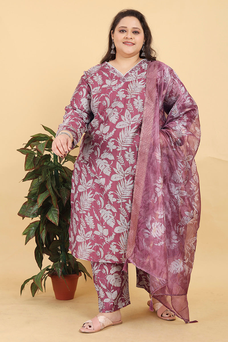 Monjolika Fashion Pink Premium Lichi Viscose Hand Work Classic Salwar Suit - Distacart