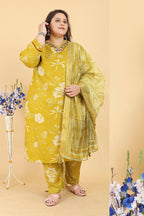 Monjolika Fashion Mustard Premium Rayon Hand Work Classic Salwar Suit - Distacart