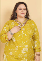 Monjolika Fashion Mustard Premium Rayon Hand Work Classic Salwar Suit - Distacart