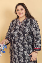 Monjolika Fashion Black Lichi Viscose Hand Work Classic Salwar Suit - Distacart