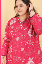 Monjolika Fashion Pink Premium Rayon Hand Work Classic Salwar Suit - Distacart