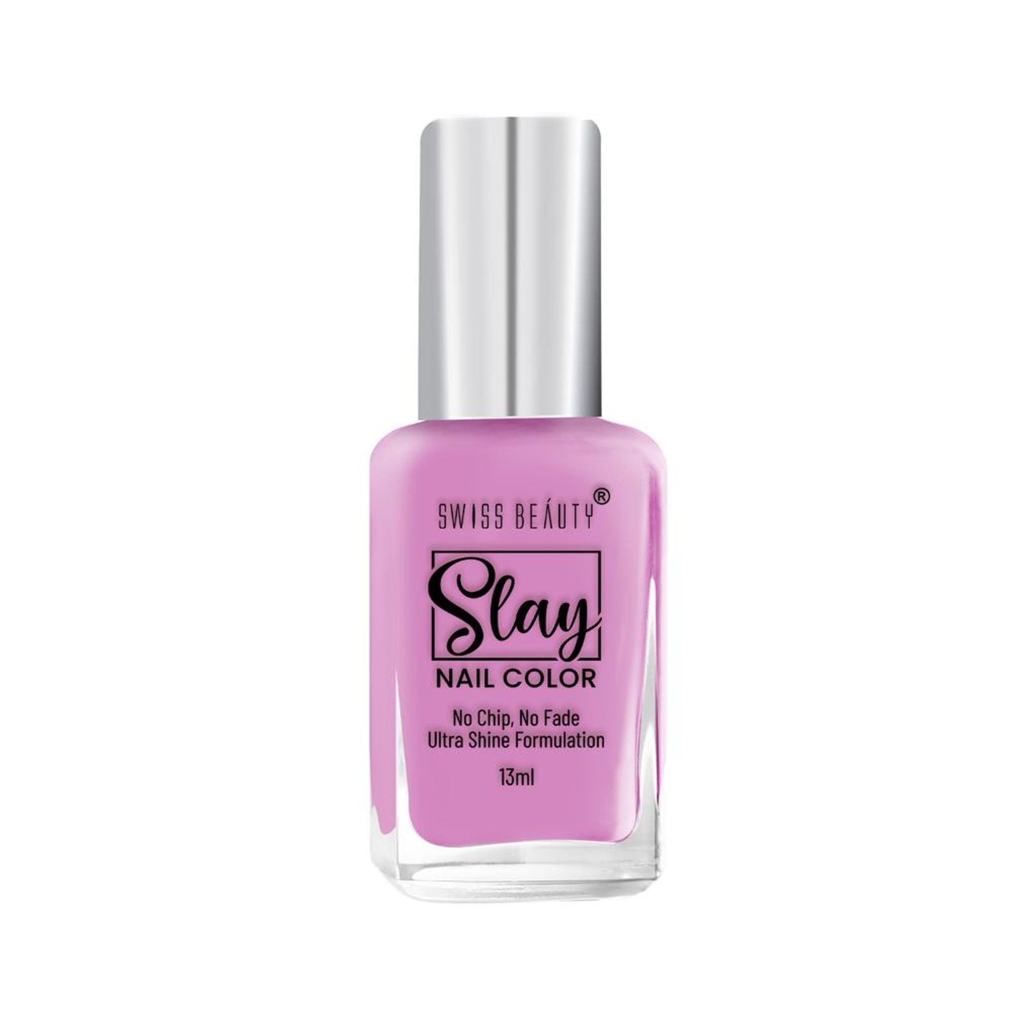 Swiss Beauty Slay Nail Color Ultra Shine Formulation - 01 Rush Pink - Distacart