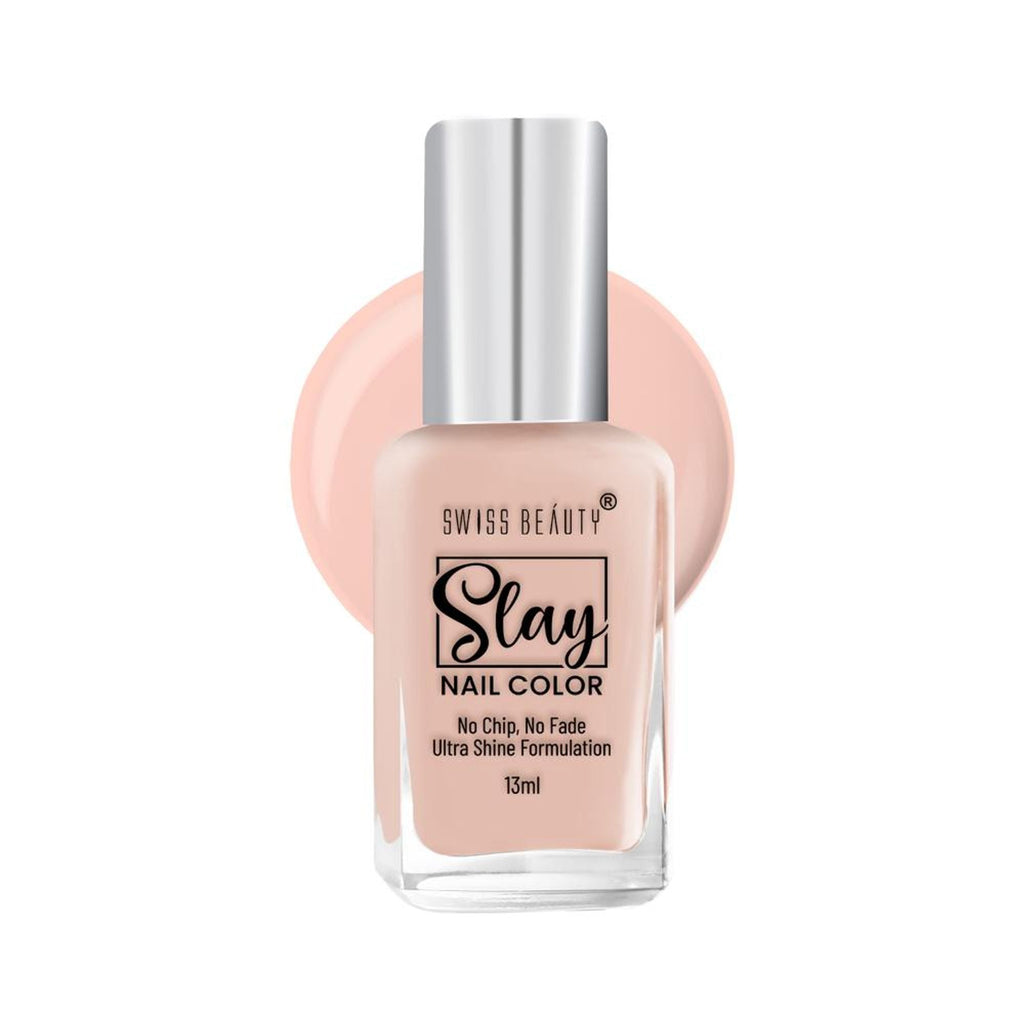 Swiss Beauty Slay Nail Color Ultra Shine Formulation - 04 French Toast - Distacart