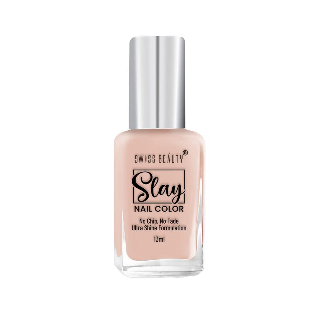 Swiss Beauty Slay Nail Color Ultra Shine Formulation - 04 French Toast - Distacart