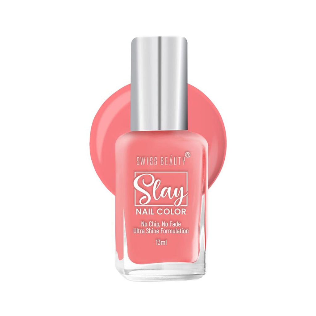 Swiss Beauty Slay Nail Color Ultra Shine Formulation - 05 Sunset - Distacart