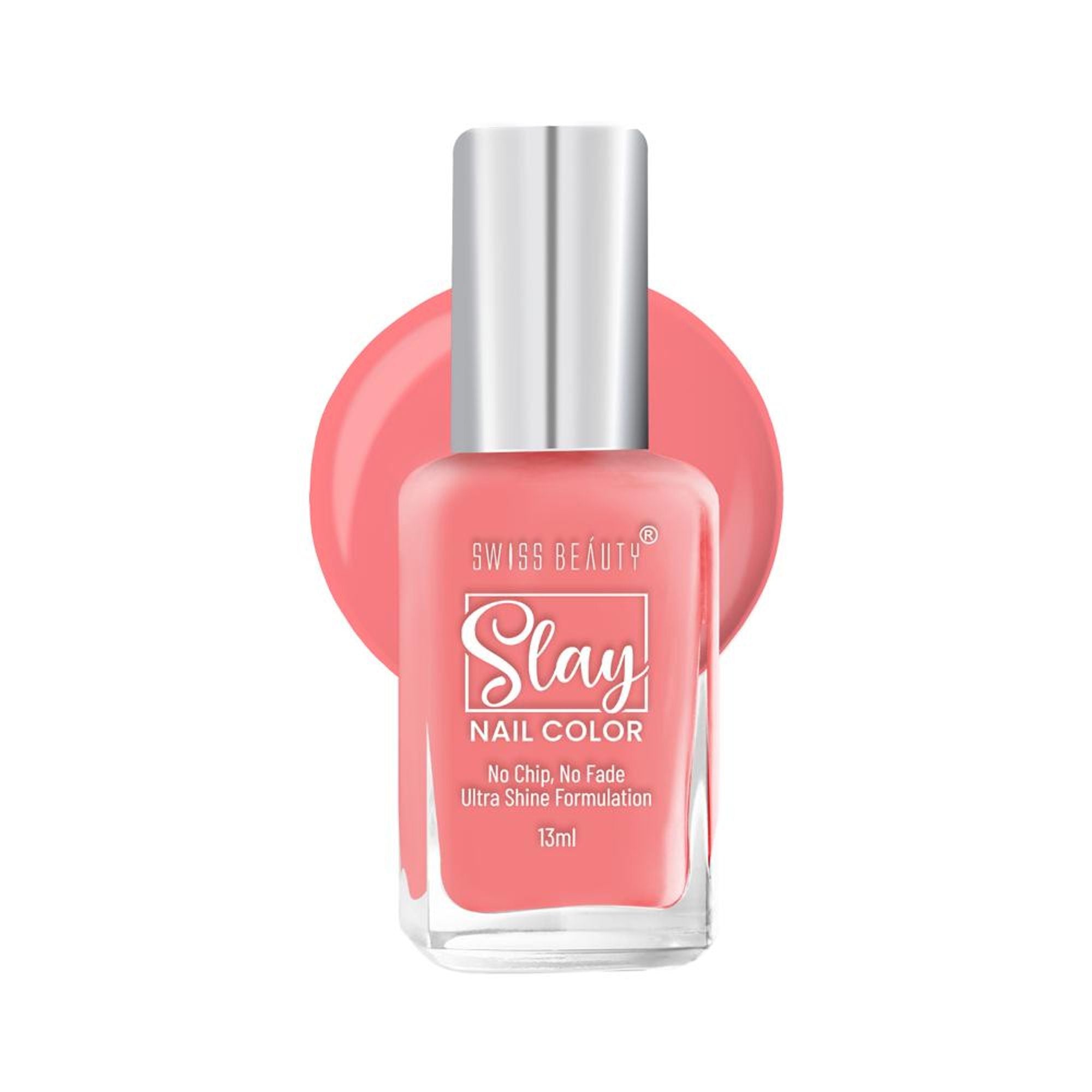 Swiss Beauty Slay Nail Color Ultra Shine Formulation - 05 Sunset - Distacart