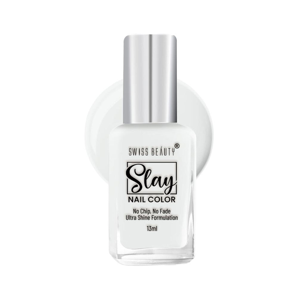 Swiss Beauty Slay Nail Color Ultra Shine Formulation - 07 Creamy Nude - Distacart