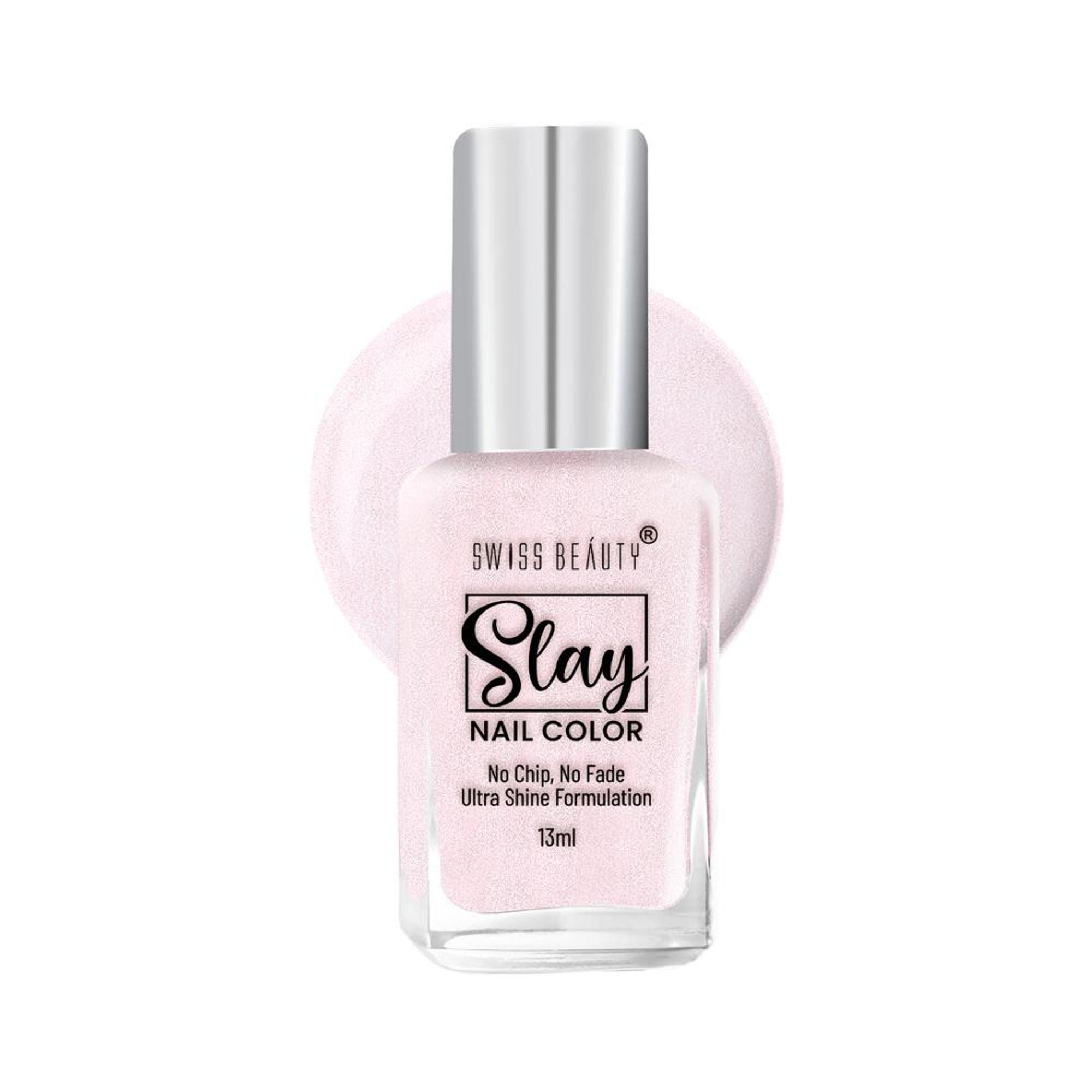 Swiss Beauty Slay Nail Color Ultra Shine Formulation - 09 French Pink - Distacart