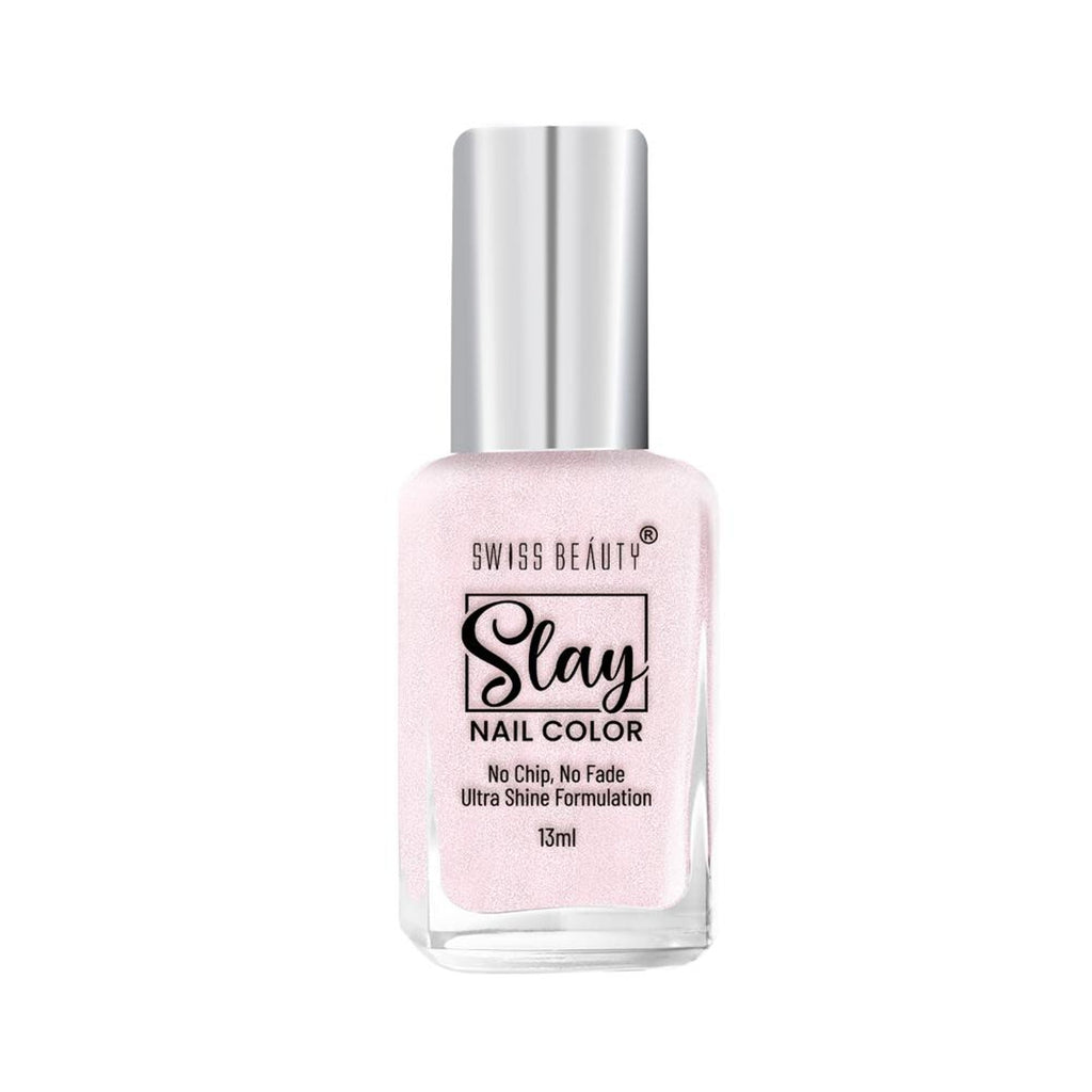 Swiss Beauty Slay Nail Color Ultra Shine Formulation - 09 French Pink - Distacart