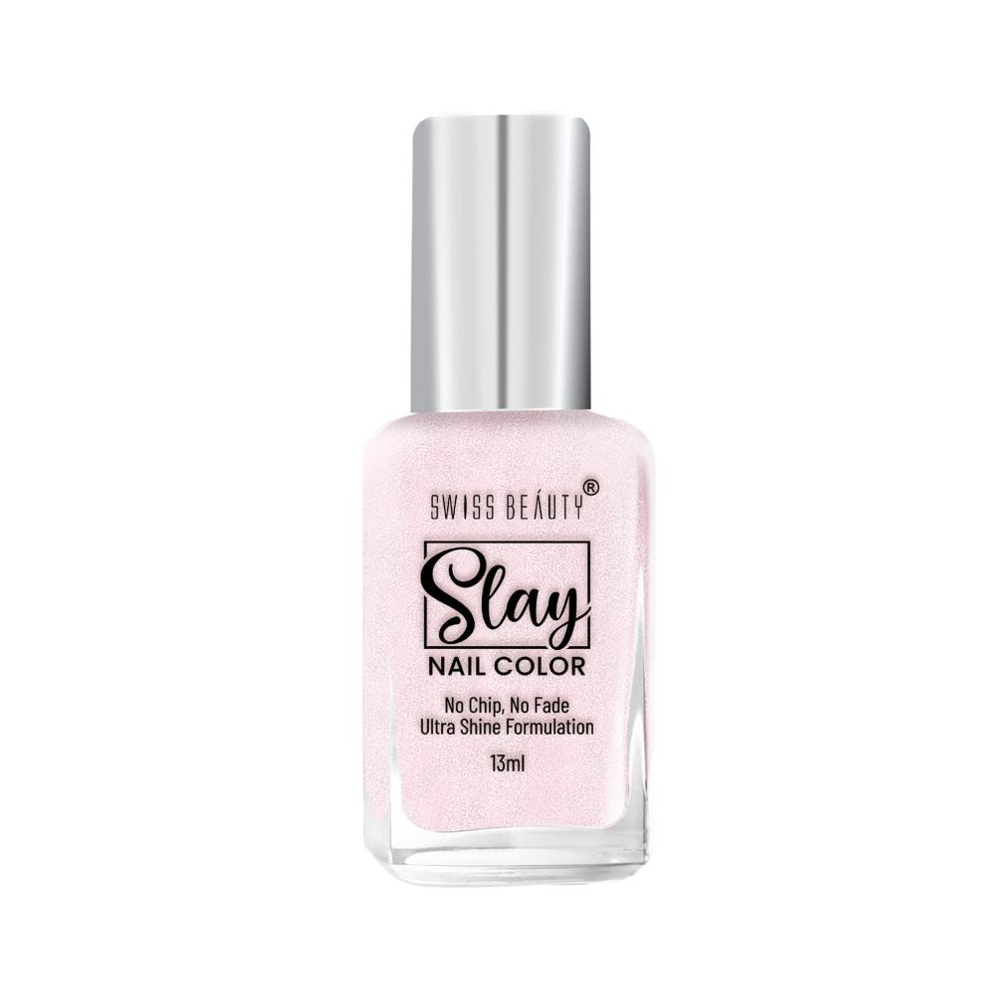 Swiss Beauty Slay Nail Color Ultra Shine Formulation - 09 French Pink - Distacart