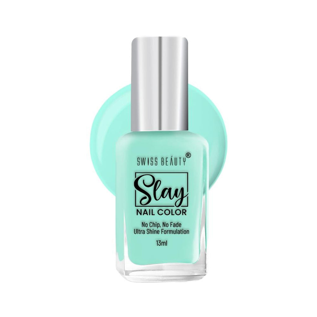 Swiss Beauty Slay Nail Color Ultra Shine Formulation - 10 Sunny - Distacart