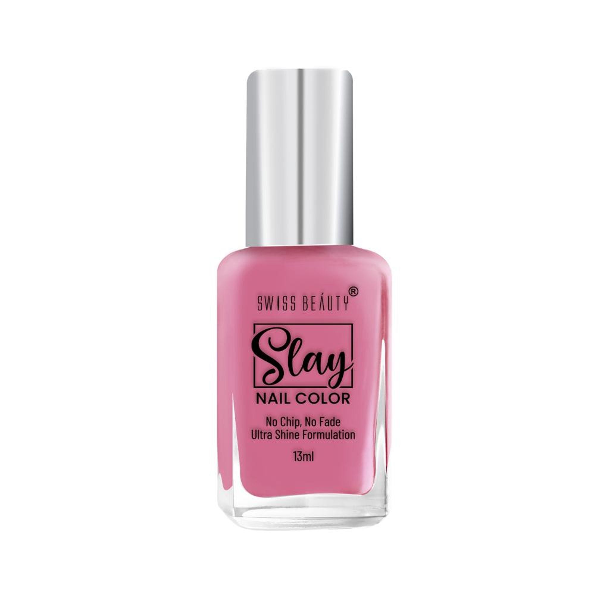 Swiss Beauty Slay Nail Color Ultra Shine Formulation - 13 Perfect Pink - Distacart