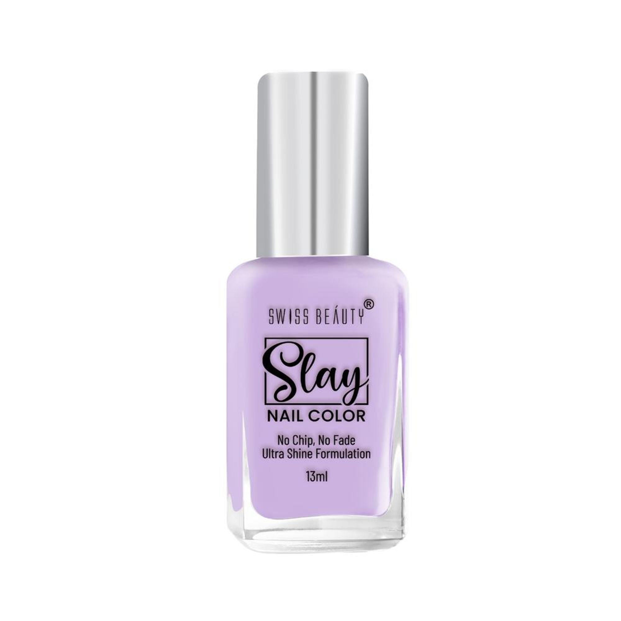 Swiss Beauty Slay Nail Color Ultra Shine Formulation - 16 Lavender - Distacart