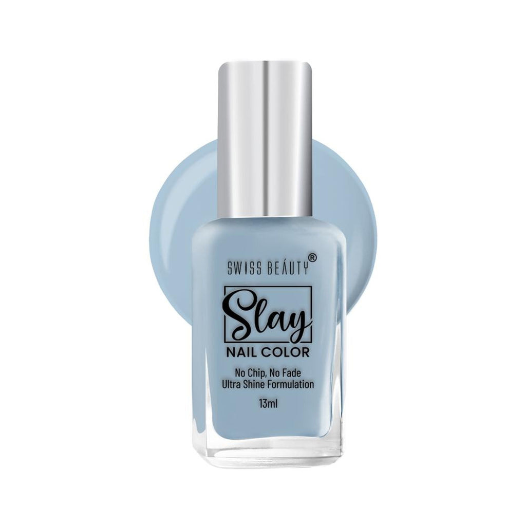 Swiss Beauty Slay Nail Color Ultra Shine Formulation - 17 Sea Bed - Distacart