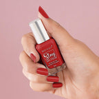 Swiss Beauty Slay Nail Color Ultra Shine Formulation - 27 Silk Red