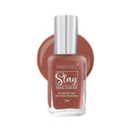 Swiss Beauty Slay Nail Color Ultra Shine Formulation - 33 Rose Wood - Distacart