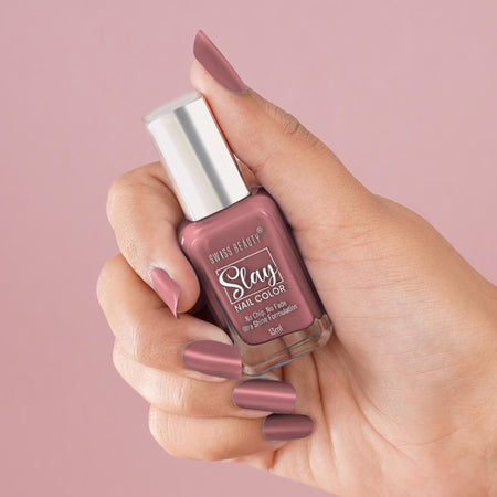 Swiss Beauty Slay Nail Color Ultra Shine Formulation - 37 Gaze Star