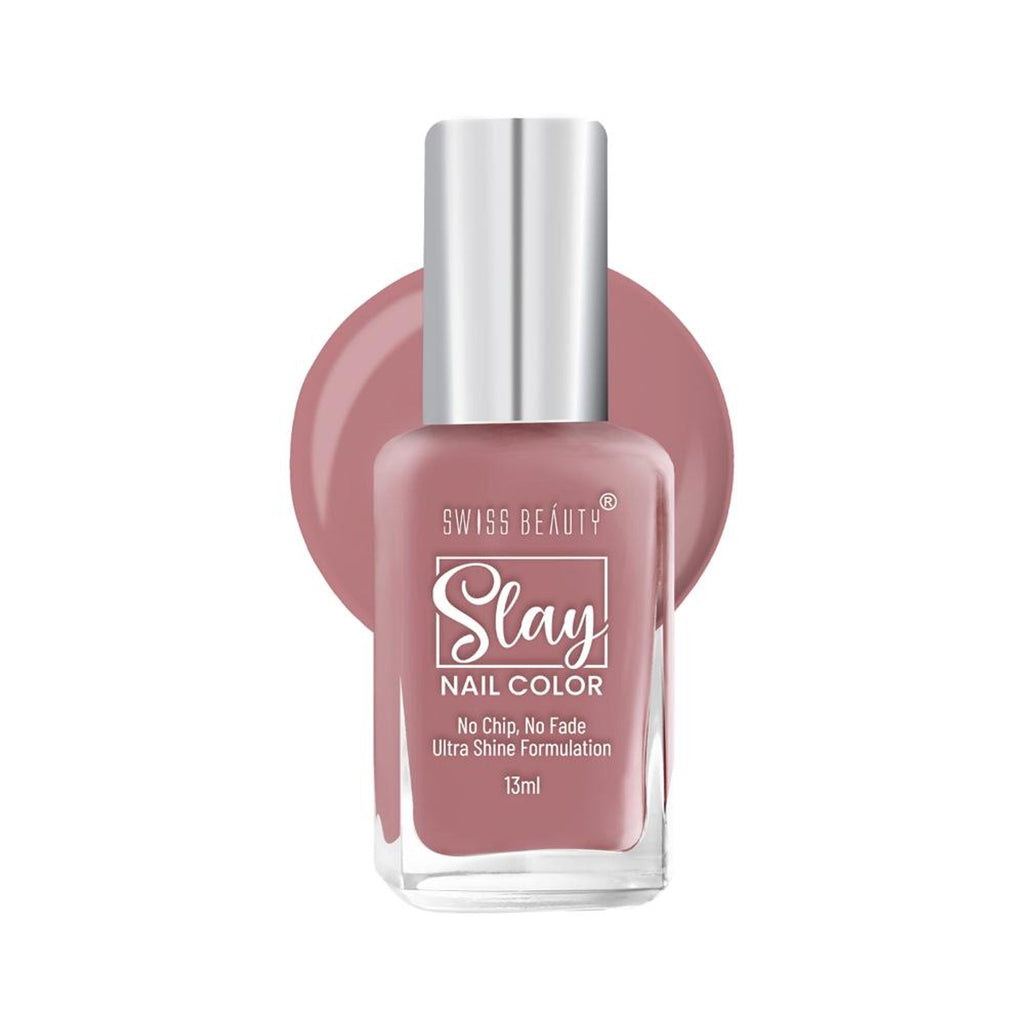Swiss Beauty Slay Nail Color Ultra Shine Formulation - 37 Gaze Star - Distacart