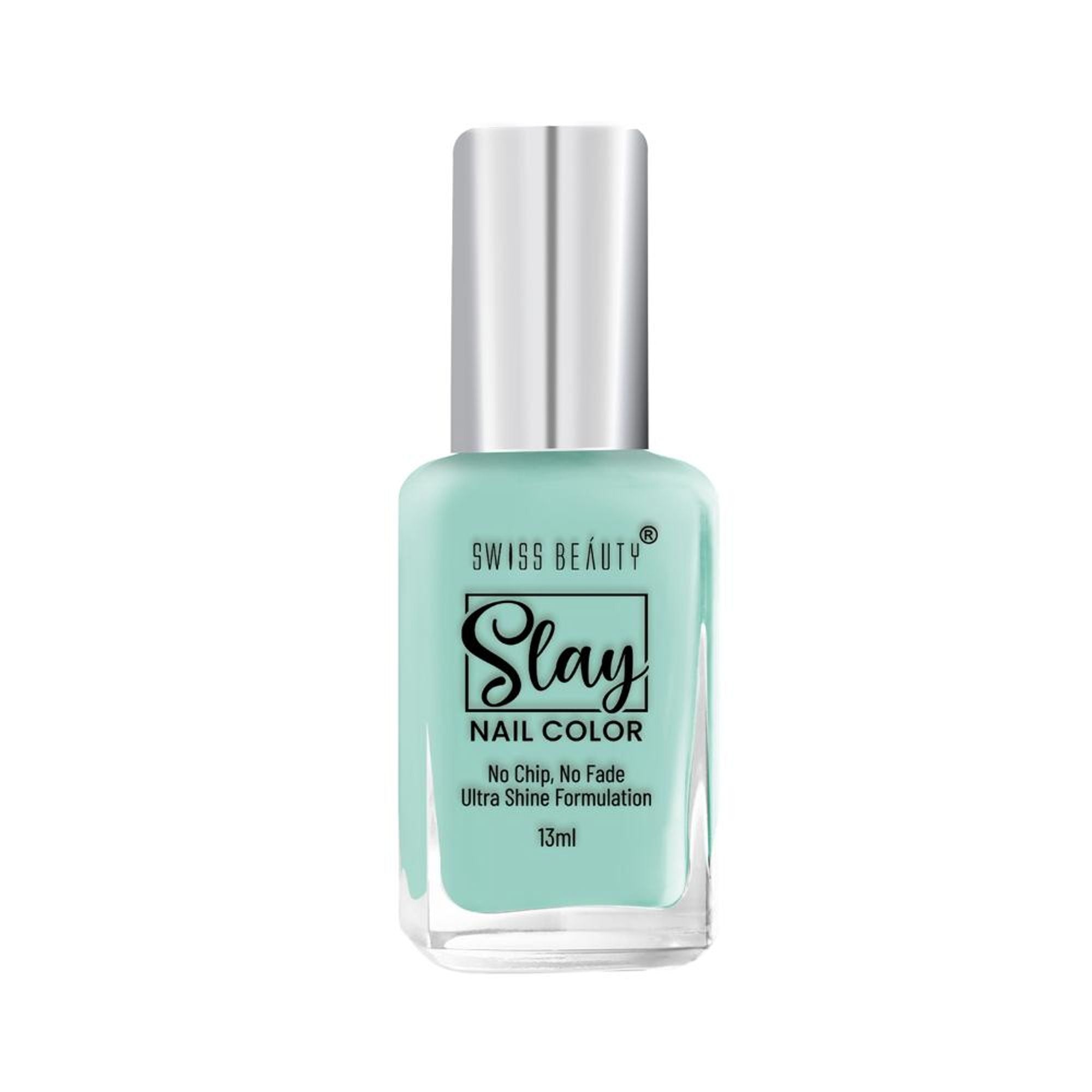 Swiss Beauty Slay Nail Color Ultra Shine Formulation - 43 Tropical Green - Distacart