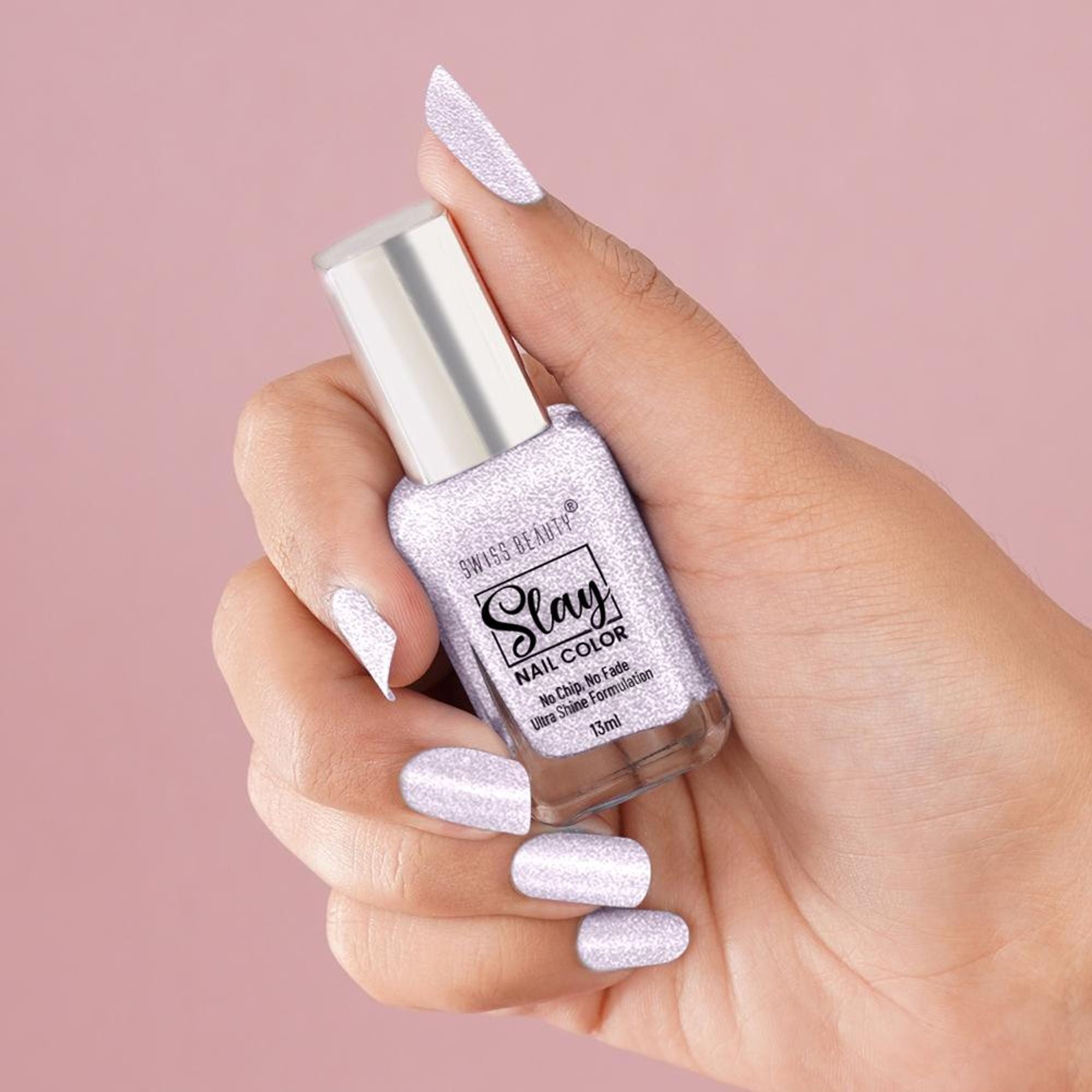 Swiss Beauty Slay Nail Color Ultra Shine Formulation - 48 Drizzle