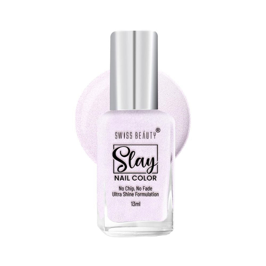 Swiss Beauty Slay Nail Color Ultra Shine Formulation - 48 Drizzle - Distacart