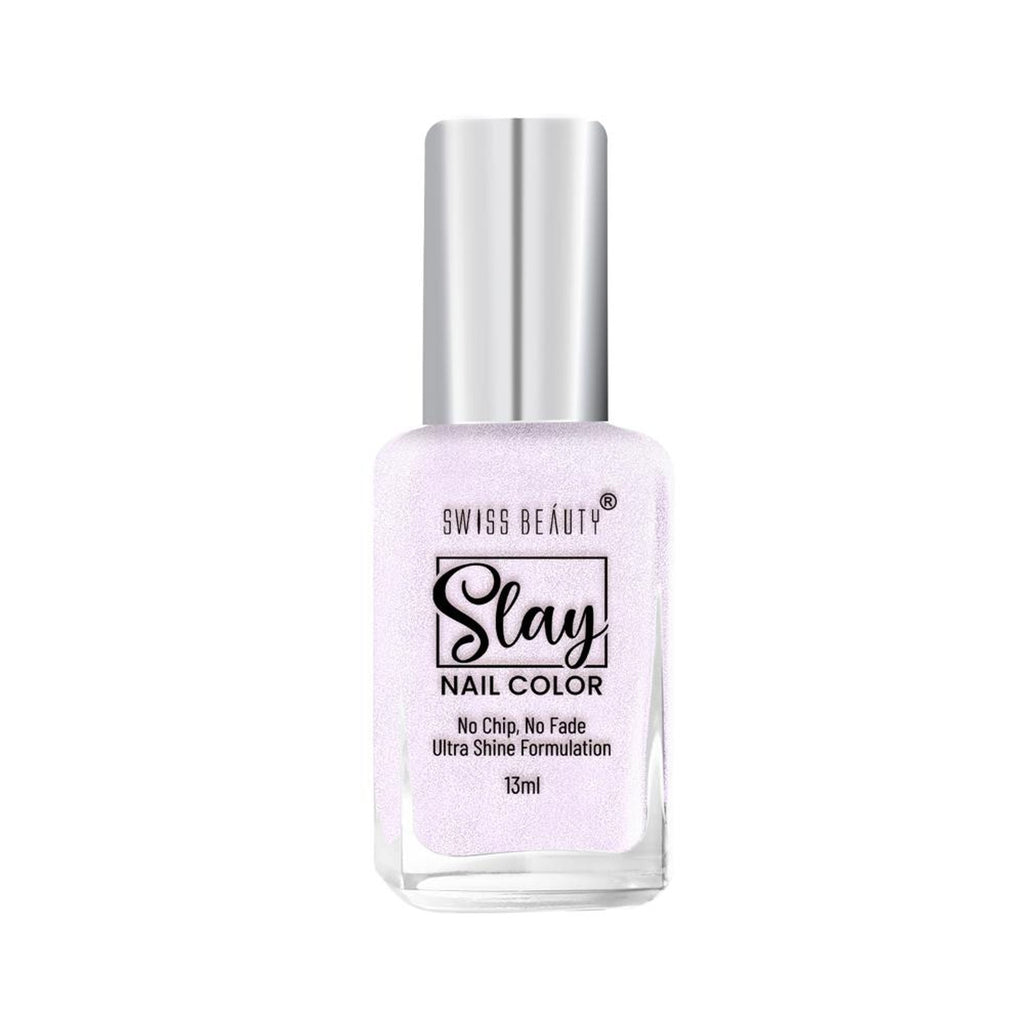Swiss Beauty Slay Nail Color Ultra Shine Formulation - 48 Drizzle - Distacart
