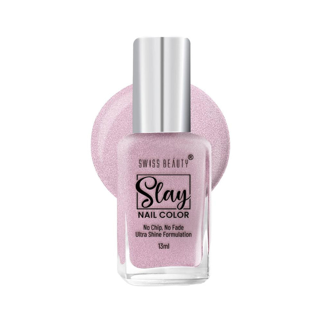 Swiss Beauty Slay Nail Color Ultra Shine Formulation - 49 Sheer Elegance - Distacart