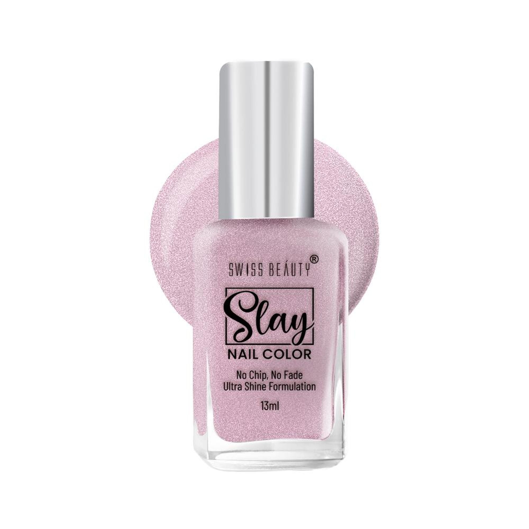 Swiss Beauty Slay Nail Color Ultra Shine Formulation - 49 Sheer Elegance - Distacart