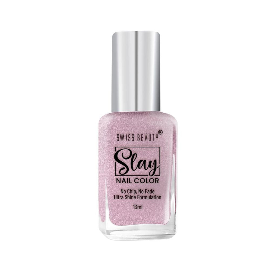 Swiss Beauty Slay Nail Color Ultra Shine Formulation - 49 Sheer Elegance - Distacart