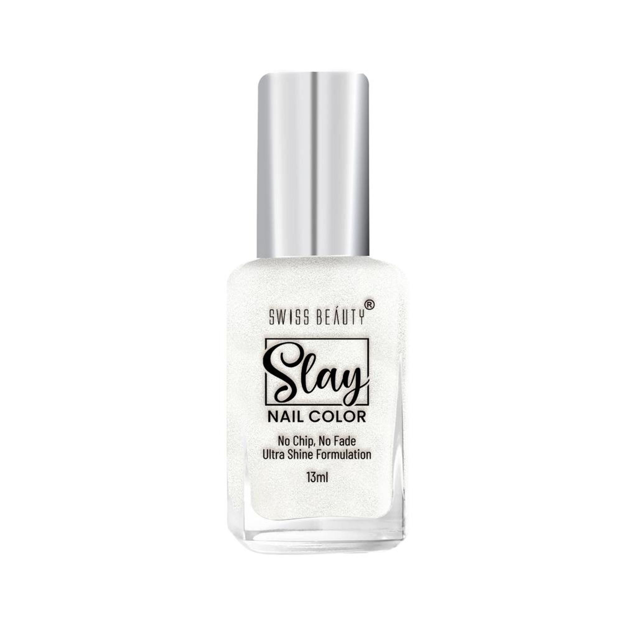 Swiss Beauty Slay Nail Color Ultra Shine Formulation - 54 Pearl - Distacart
