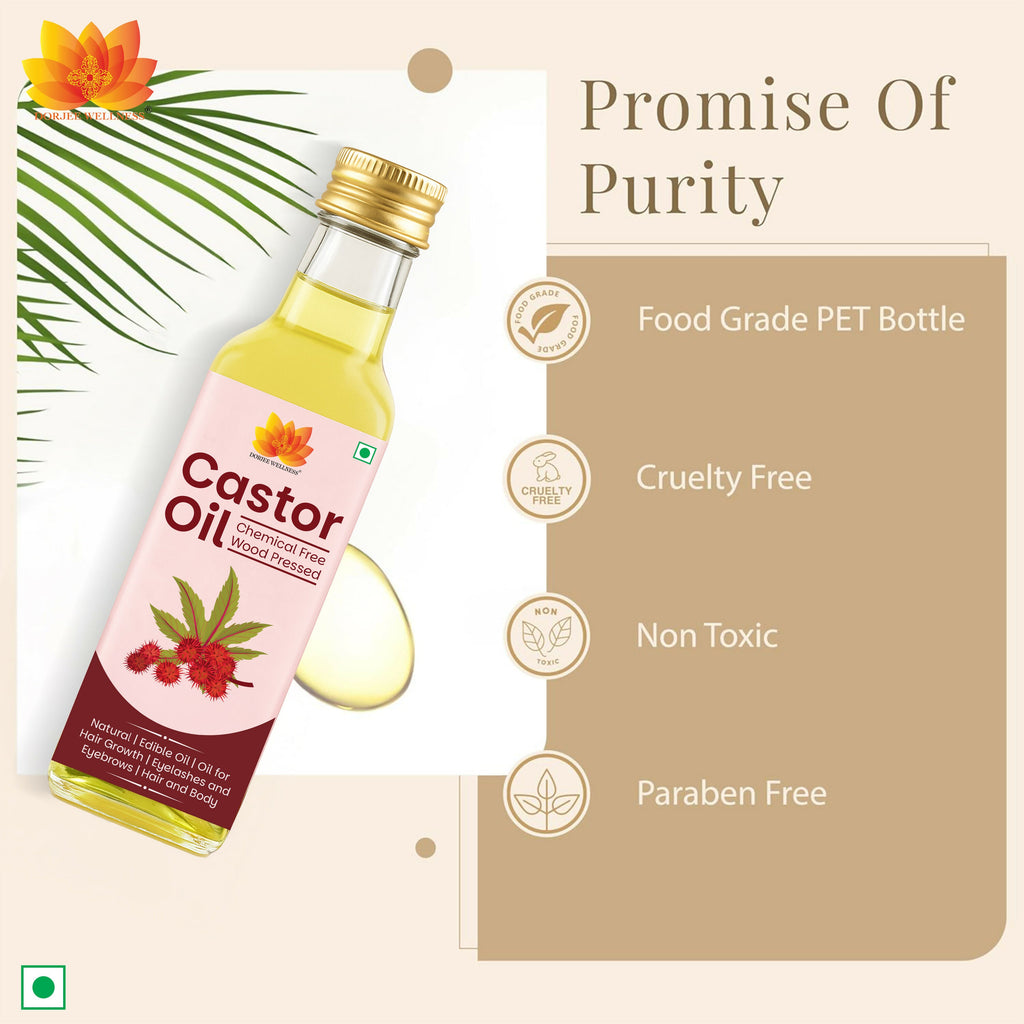Dorjee Wellness Wood Pressed Castor Oil - Distacart