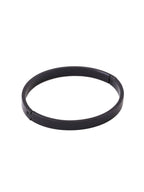 NVR Men's Black Metal Interlock Kada Bracelet - Distacart