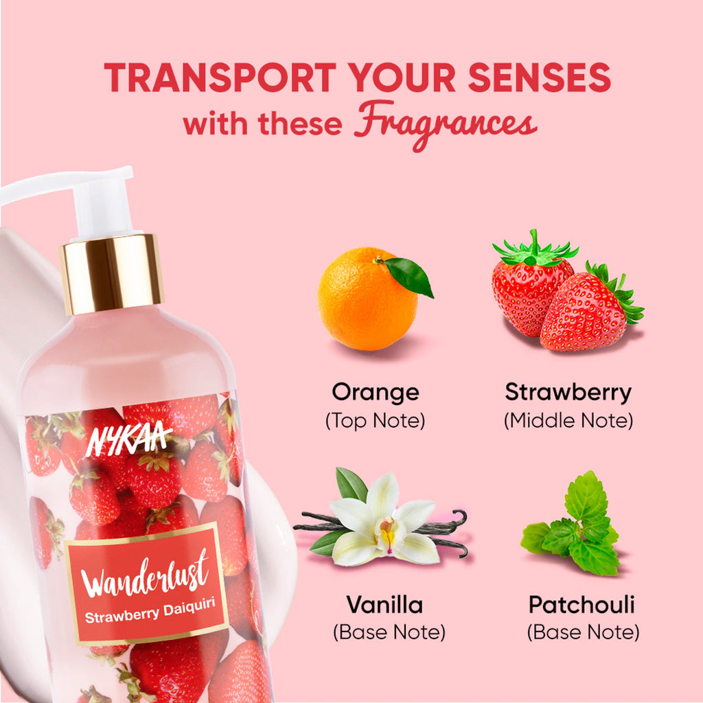 Wanderlust Moisturizing Body Lotion - Strawberry Daiquiri