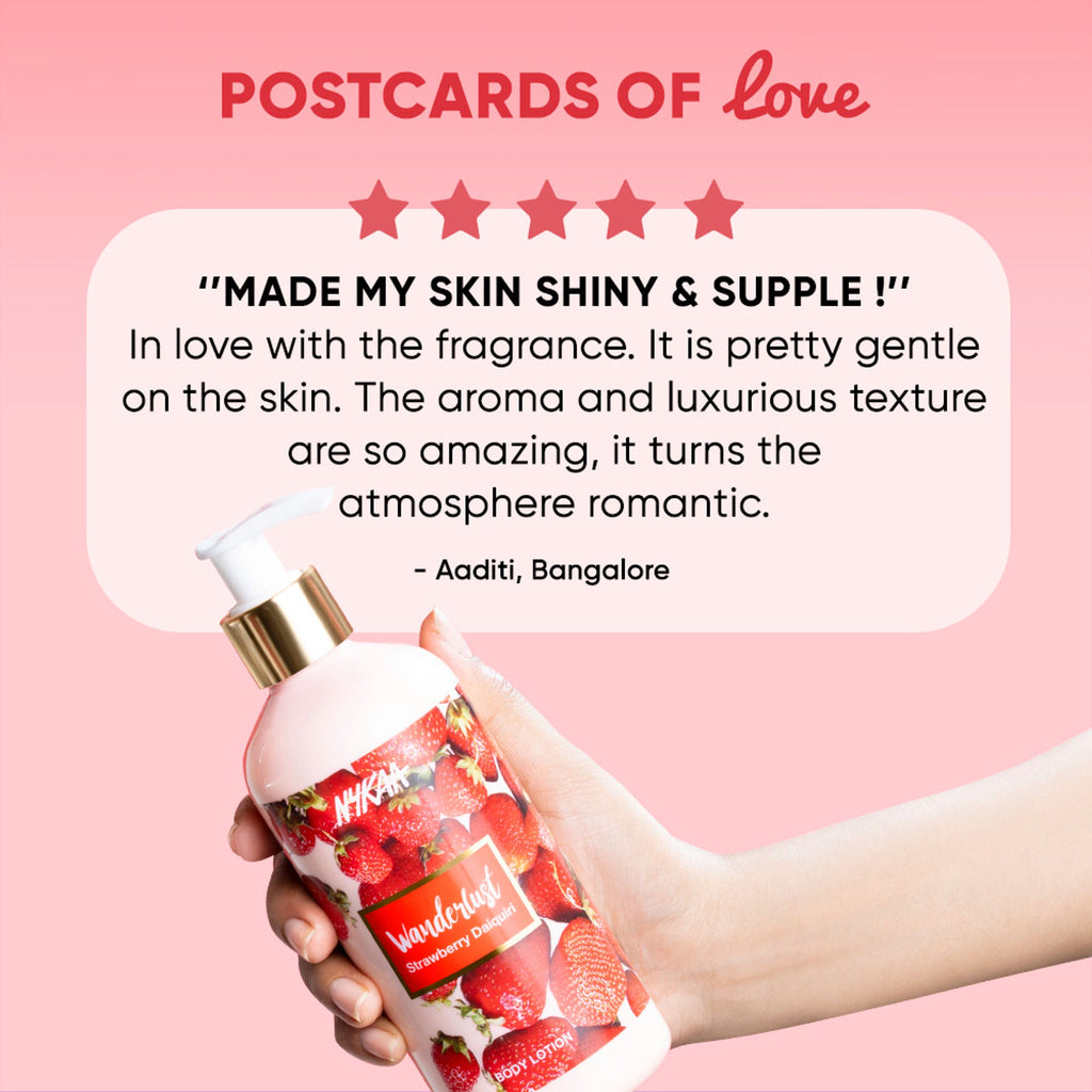 Wanderlust Moisturizing Body Lotion - Strawberry Daiquiri