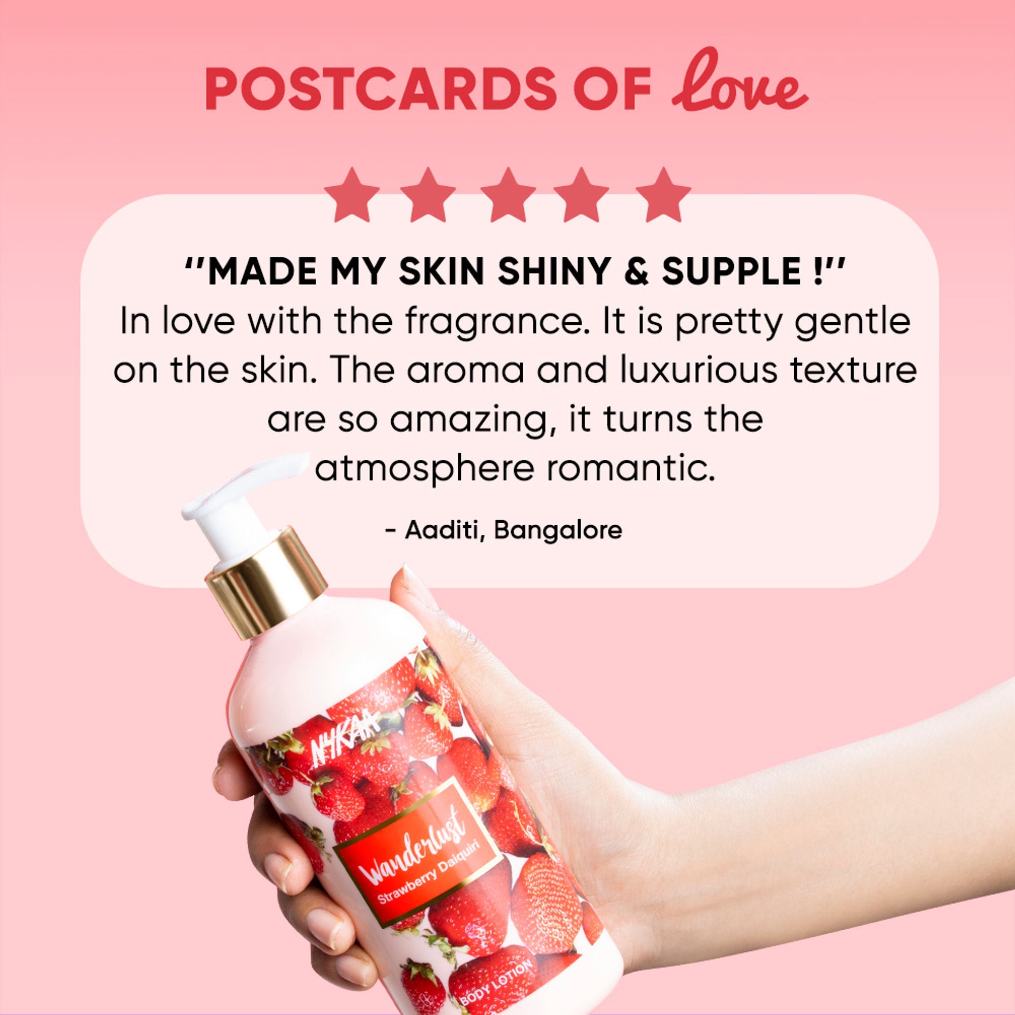 Wanderlust Moisturizing Body Lotion - Strawberry Daiquiri