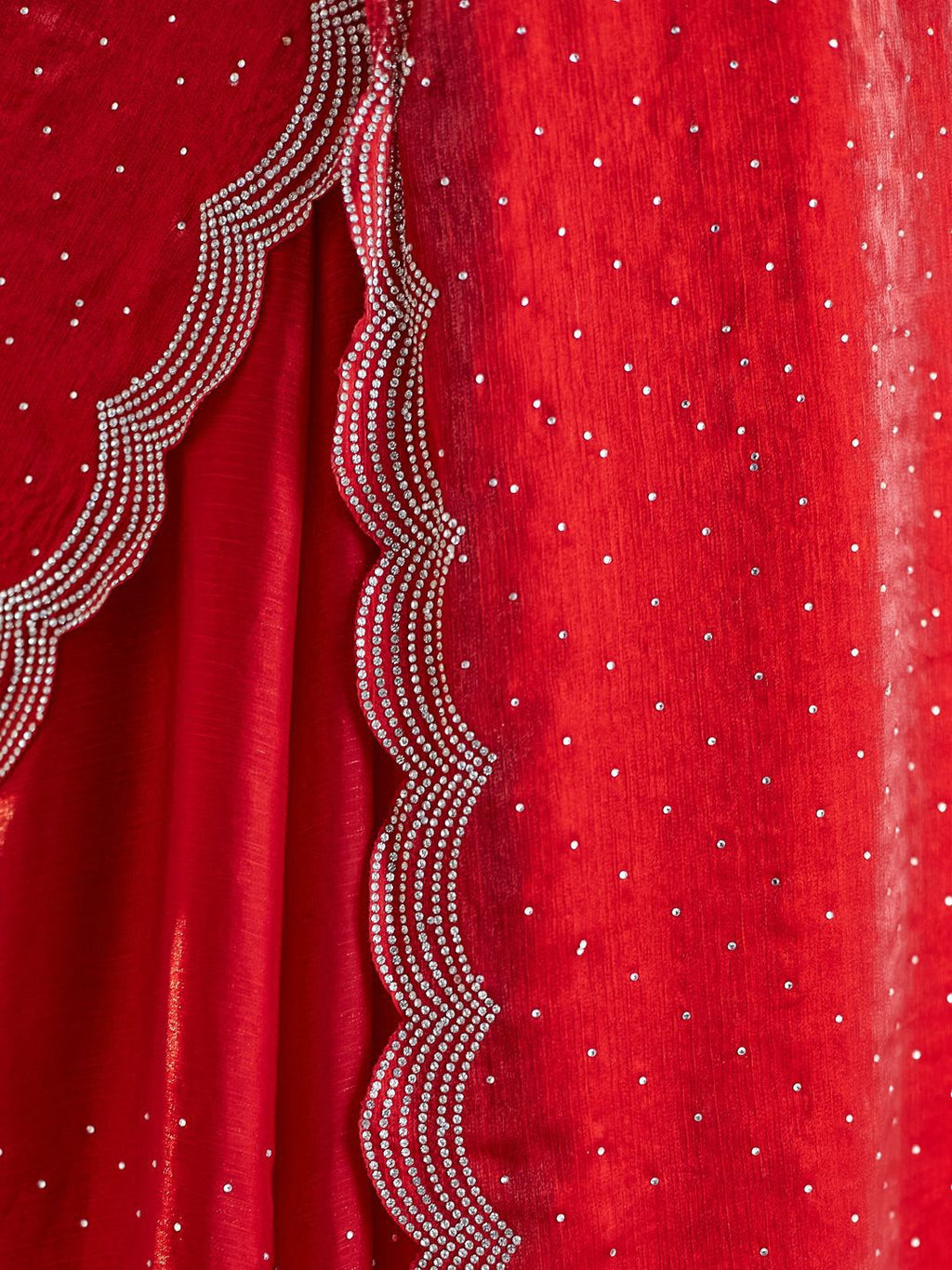kasee Embellished Beads and Stones Pure Silk Saree