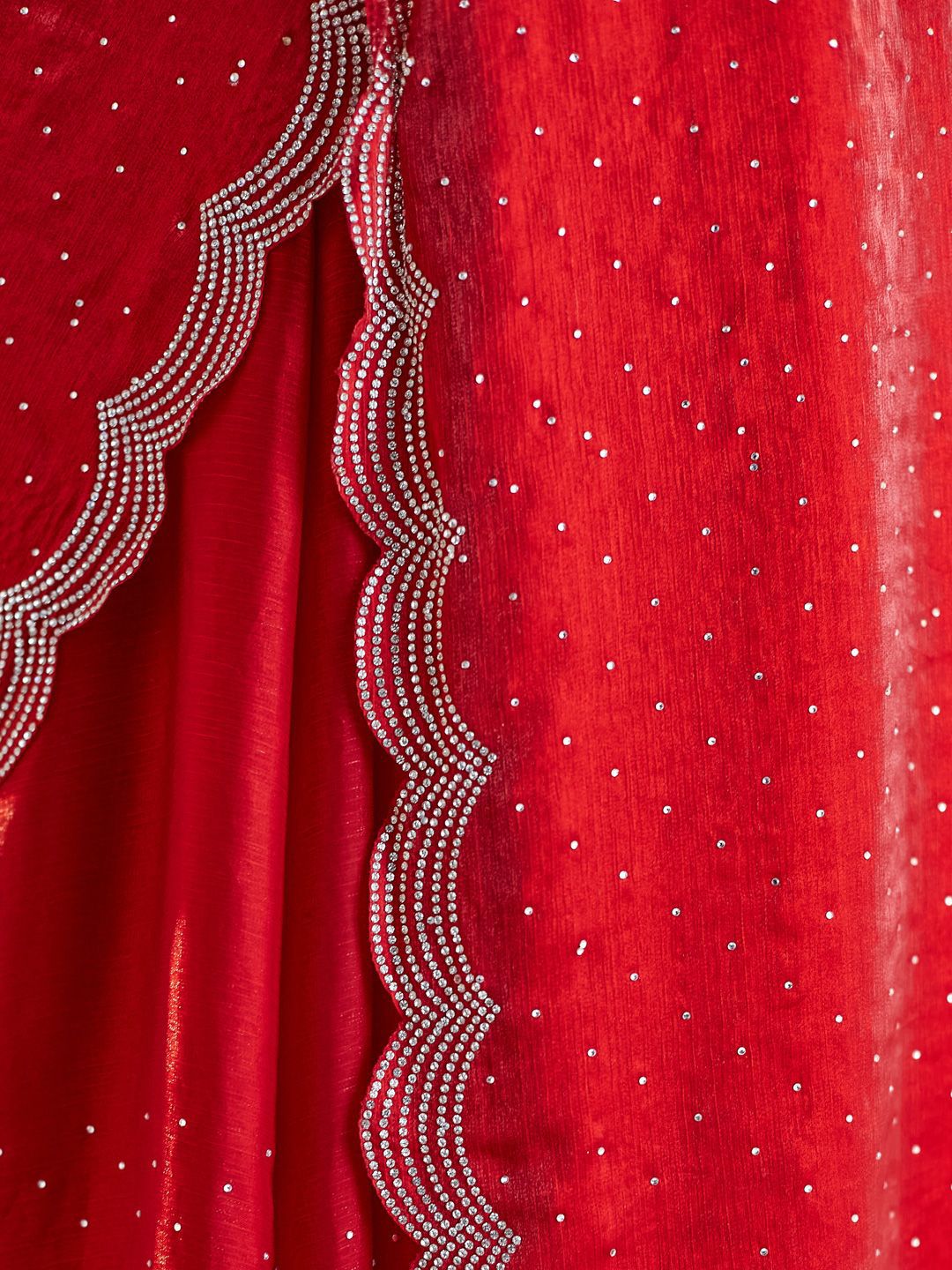 kasee Embellished Beads and Stones Pure Silk Saree