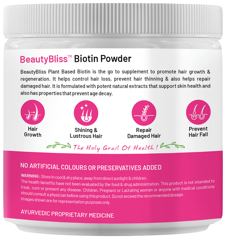 bliss welness biotin powder