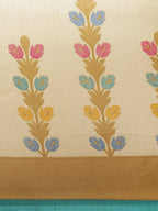 Saree Mall Off-White & Beige Printed Saree - Distacart